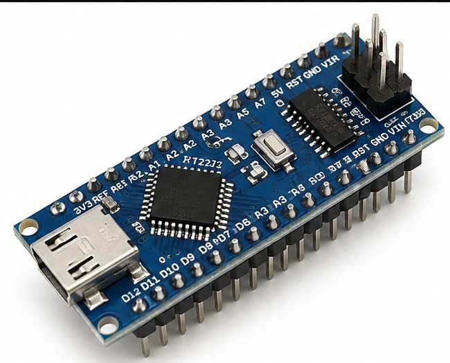 Arque Nano CH340 Chip Board with USB Cable Compatible (Soldered)